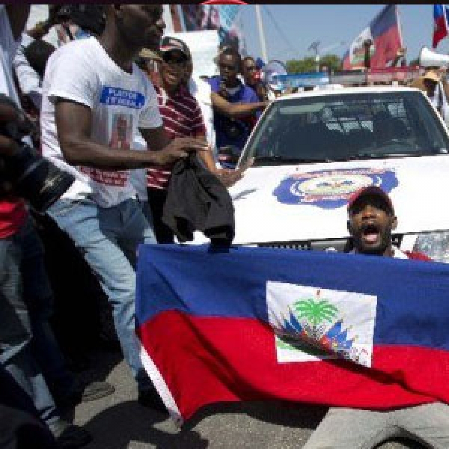 Piden la prohibición de productos dominicanos durante marcha en Haití