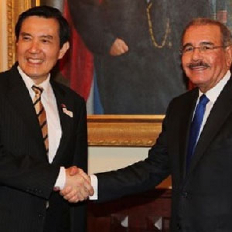 Medina recibe al presidente de Taiwán, quien realiza visita oficial al país