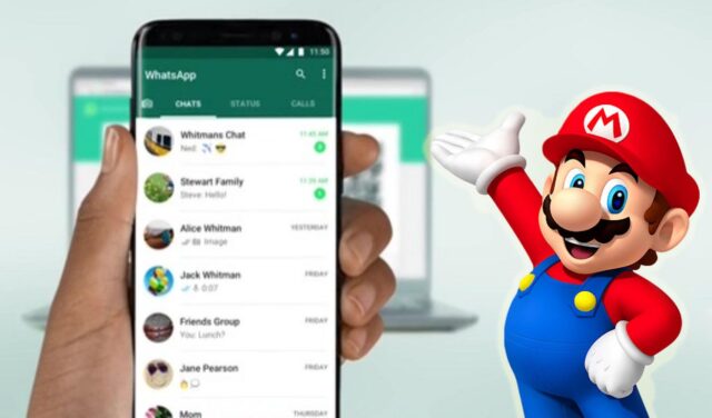 WhatsApp: cómo mandar audios con la voz de Mario Bros