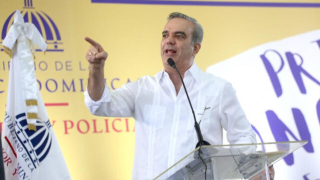 Luis Abinader: “Gobierno y la Policía enfrentarán la delincuencia en cualquier terreno”